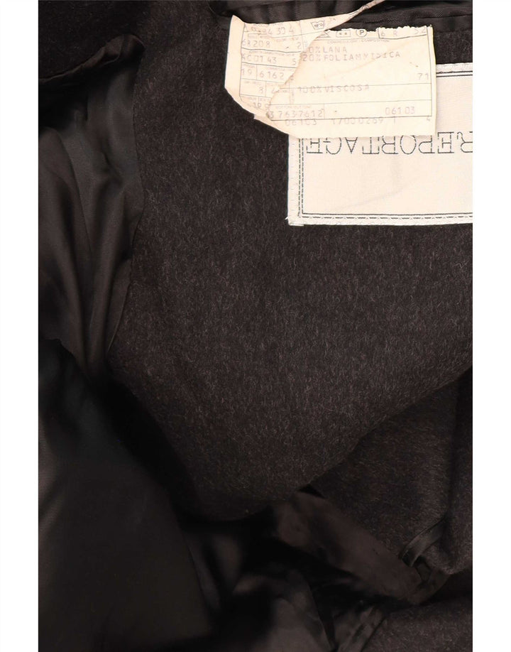 Cappotto Uomo Reportage IT 52 XL Lana Nera