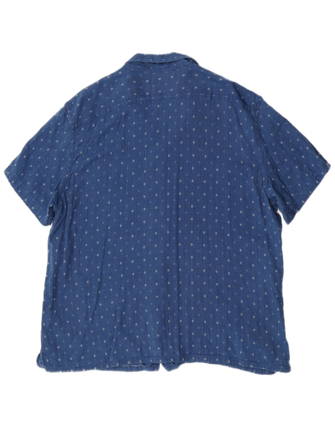 Camicia a maniche corte rilassata da uomo Levi's XL in cotone maculato blu