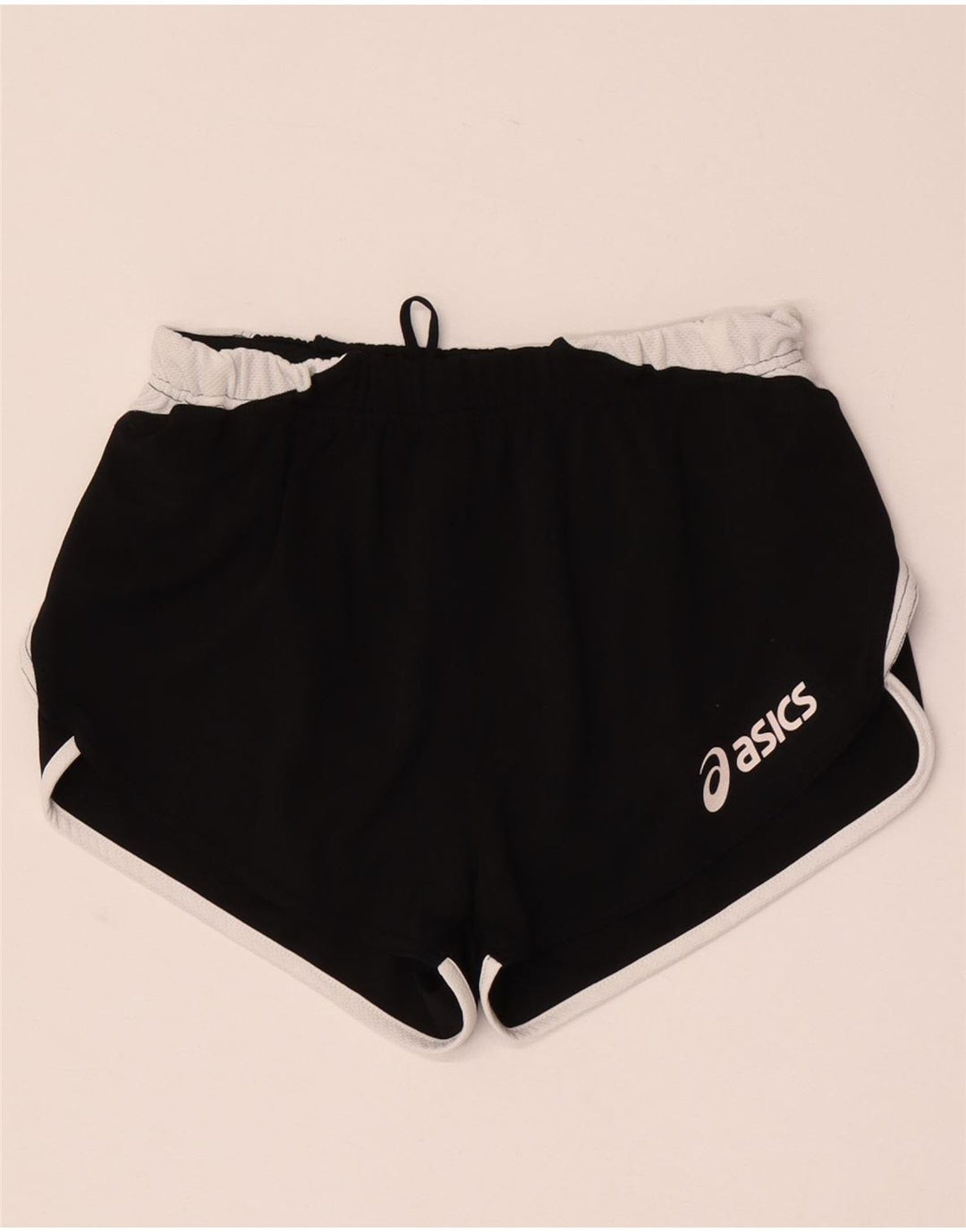 Pantaloncini sportivi Asics da donna UK 8 Small Black Colourblock