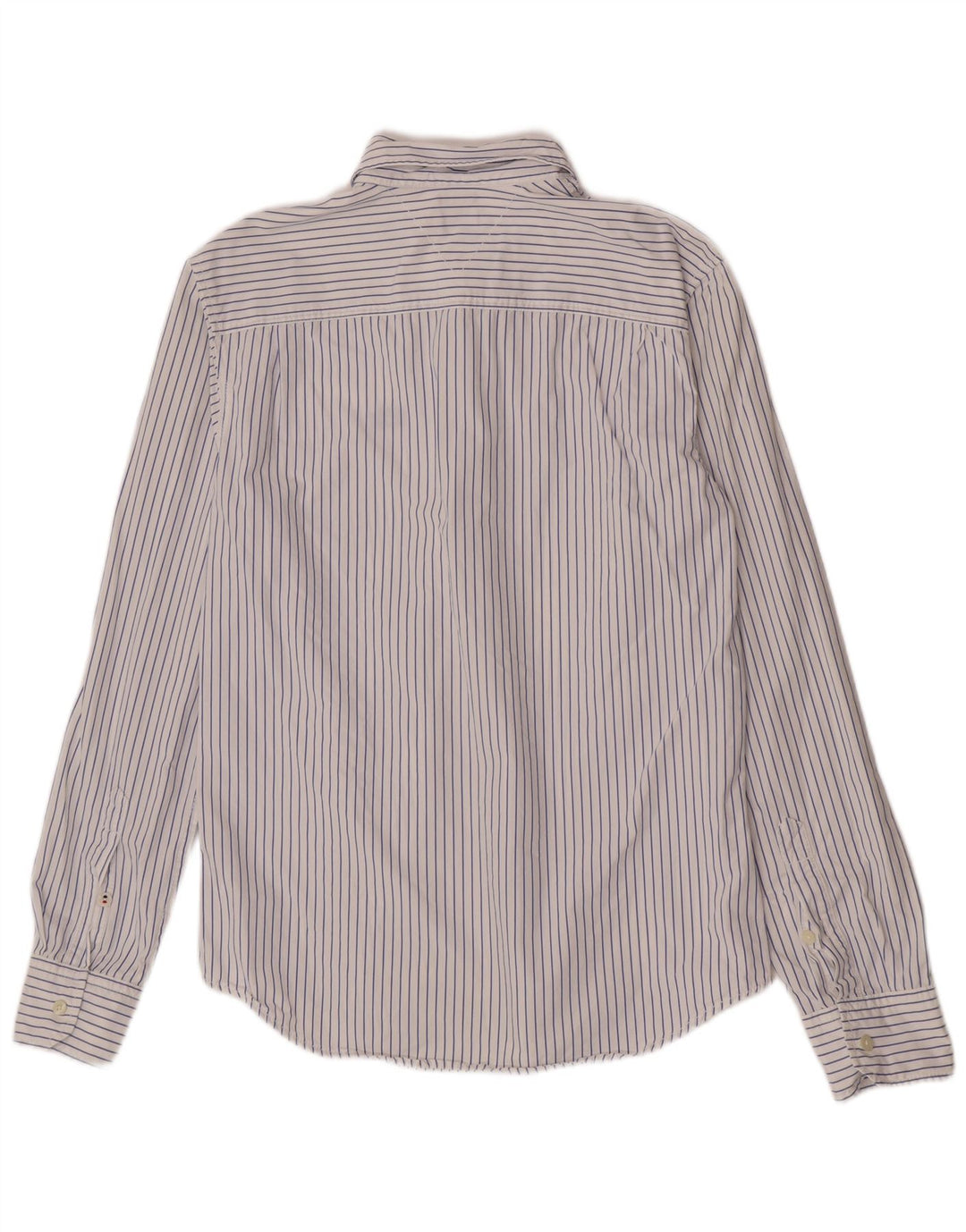 Camicia da uomo Regular Fit Tommy Hilfiger in cotone a righe blu medio