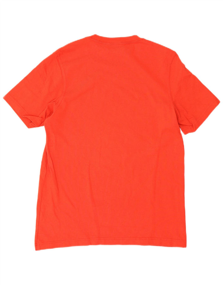 T-shirt grafica da uomo Adidas Top in cotone rosso medio