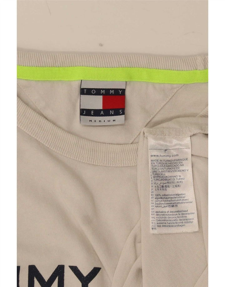 T-shirt grafica da uomo Tommy Hilfiger Top in cotone beige medio