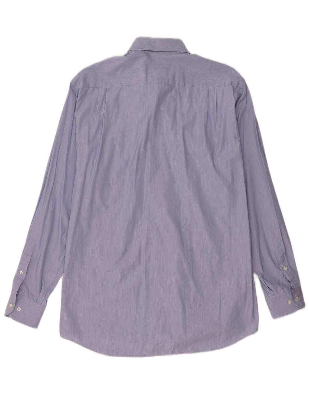 Camicia da uomo Hugo Boss in cotone gessato blu medio
