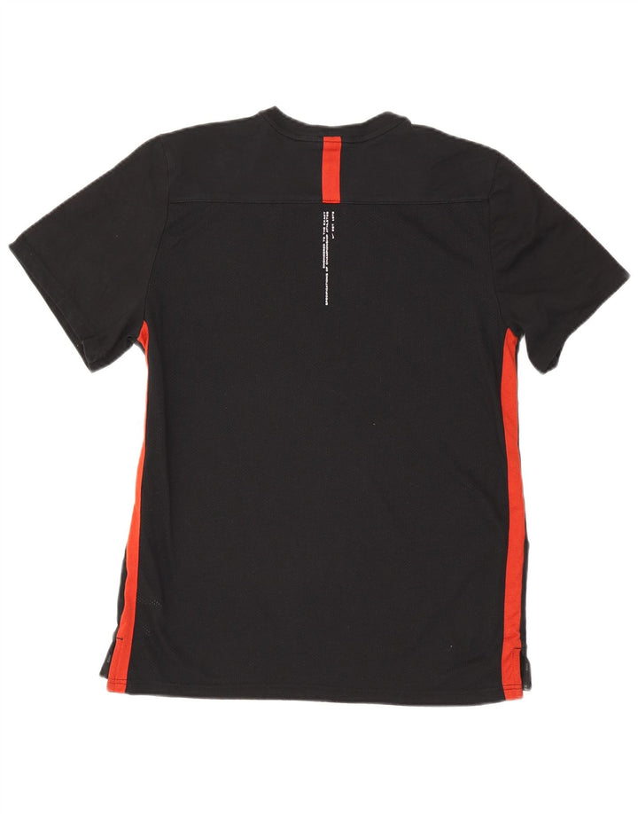 T-shirt grafica da uomo Nike Top in cotone color block medio nero
