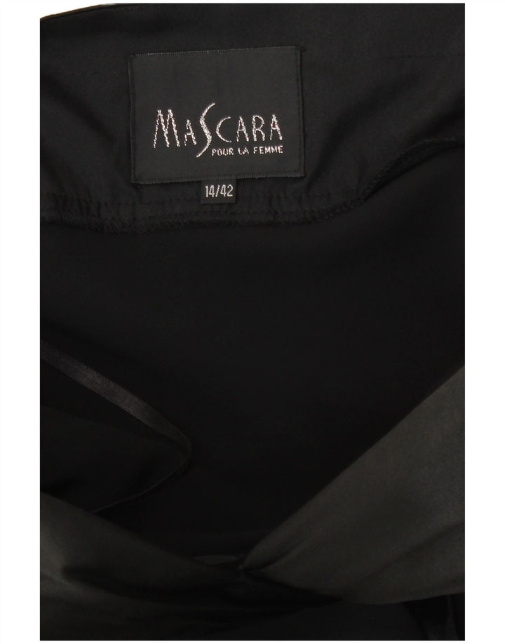 Abito a trapezio da donna Mascara UK 14 Poliestere nero medio