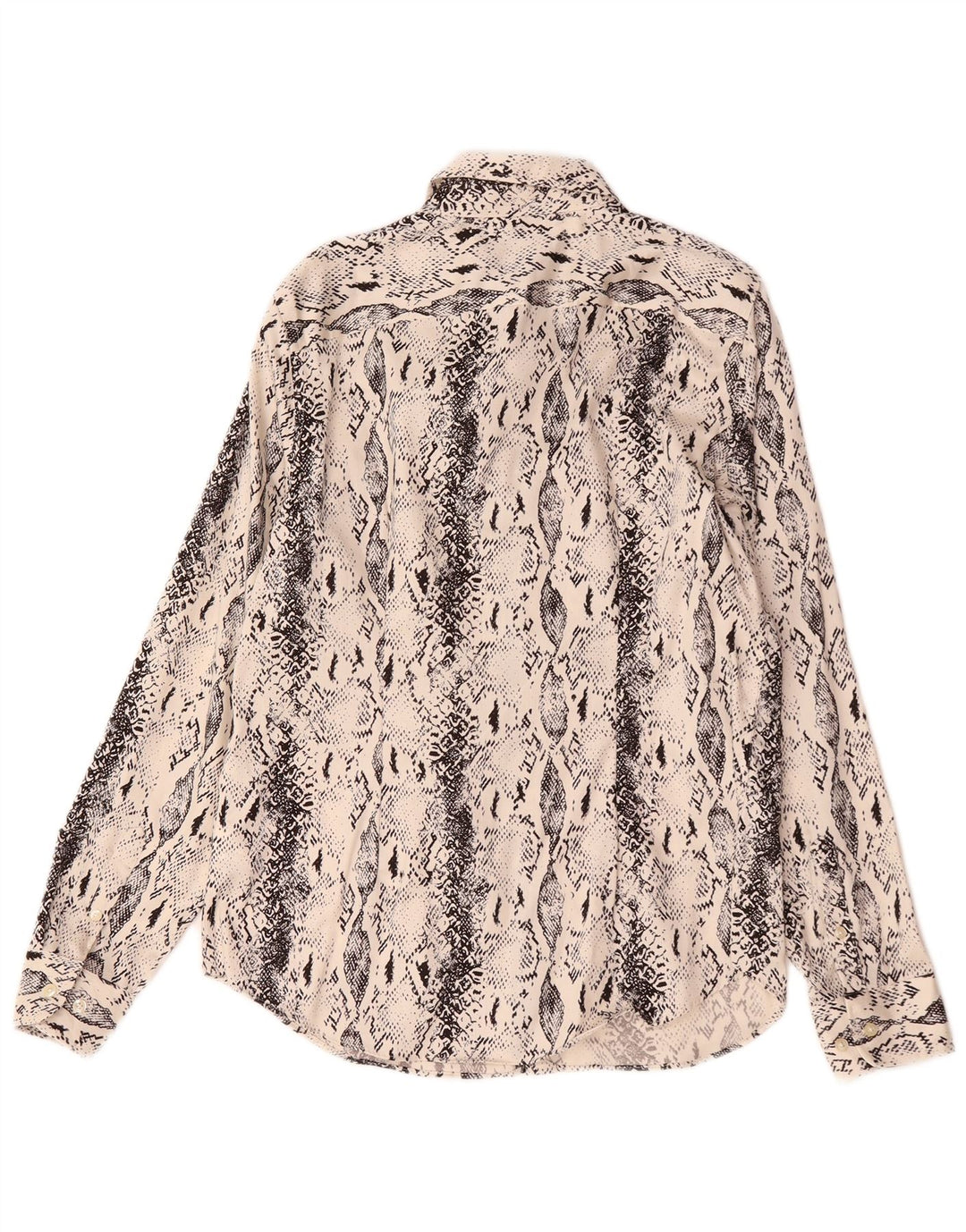 Camicia da donna Chaps UK 14 Cotone con stampa animalier beige medio