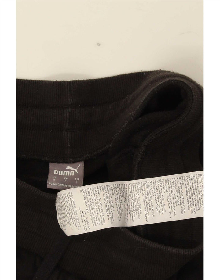 Pantaloni da tuta da uomo Puma Joggers piccoli in cotone nero
