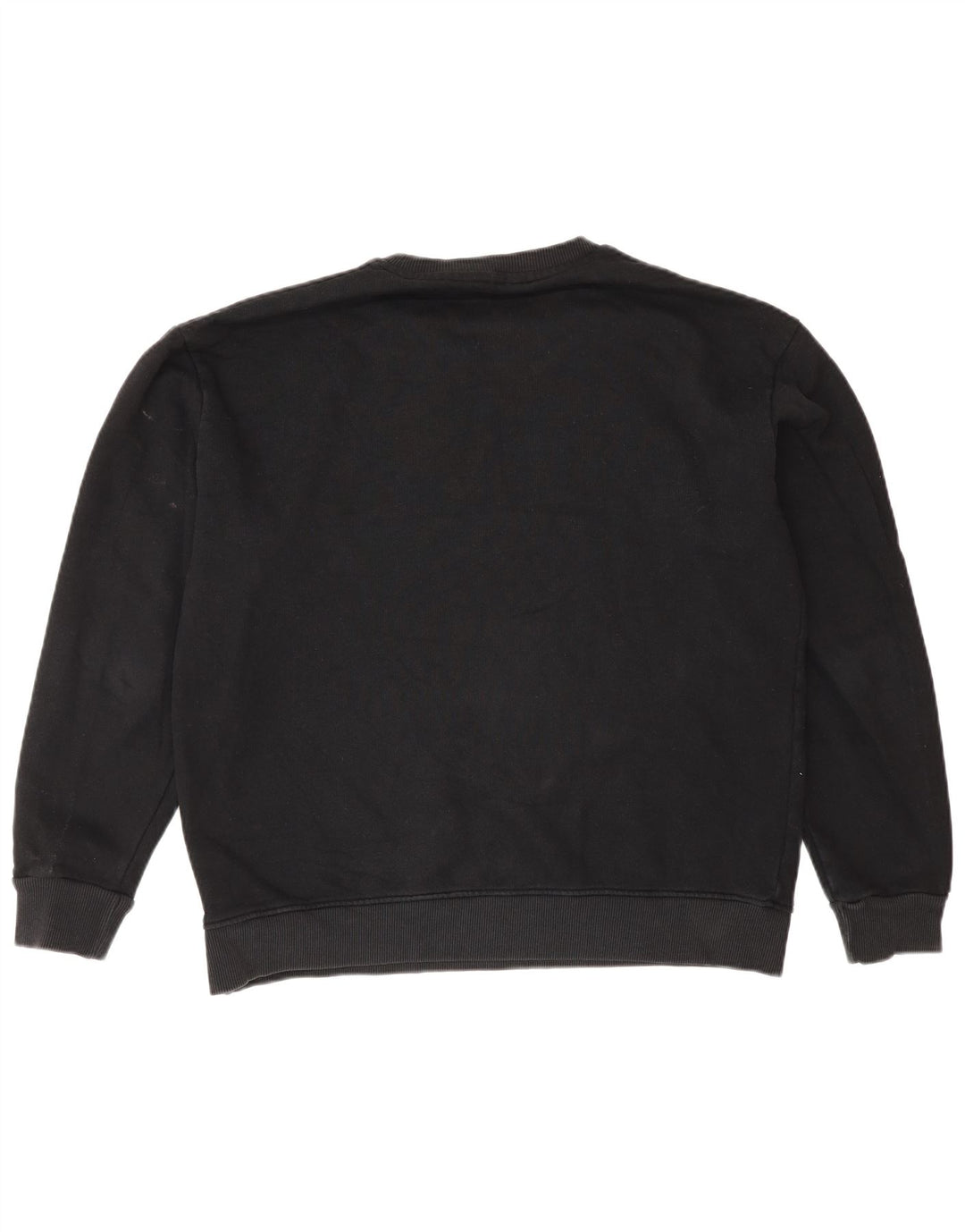 Felpa K-Way Uomo Maglione Large Nero in Cotone