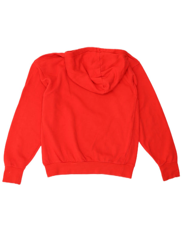 NIKE Felpa con cappuccio grafica oversize da donna dei Chicago Bulls UK 10 piccola rossa