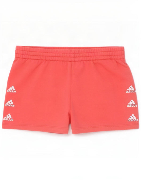 Pantaloncini sportivi Adidas Aeroready Graphic per ragazze 12-13 anni in cotone rosa