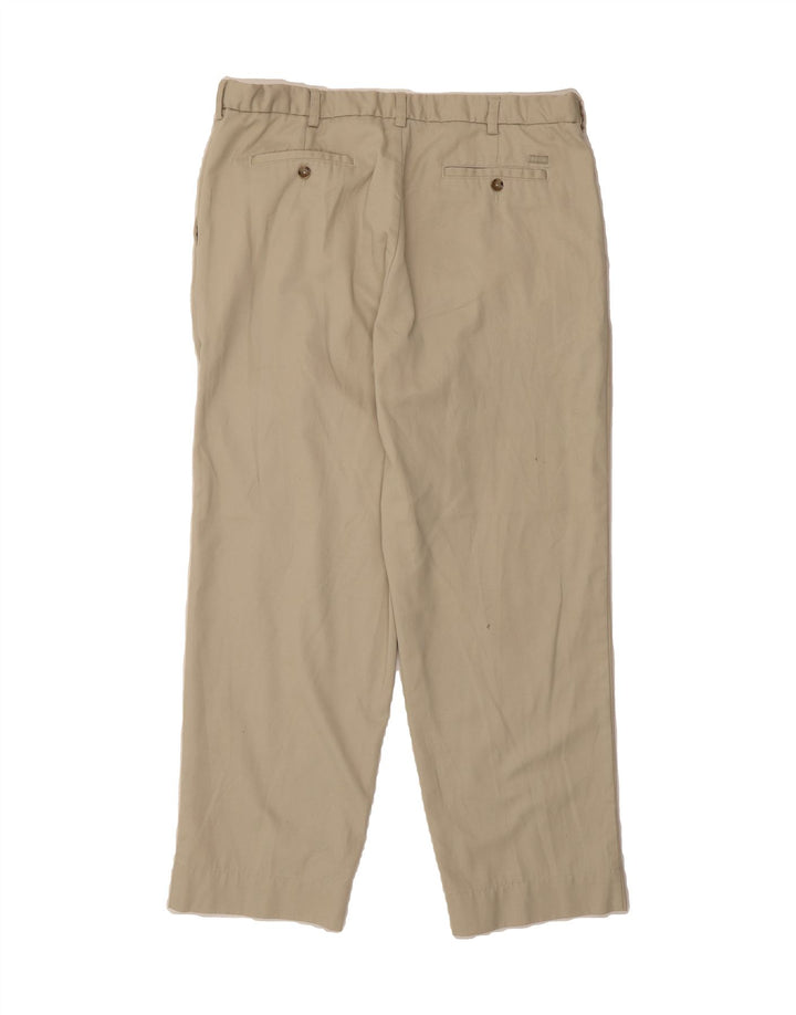 IZOD Mens Pegged Chino Trousers W38 L29 Beige Polyester Vintage Izod and Second-Hand Izod from Messina Hembry 