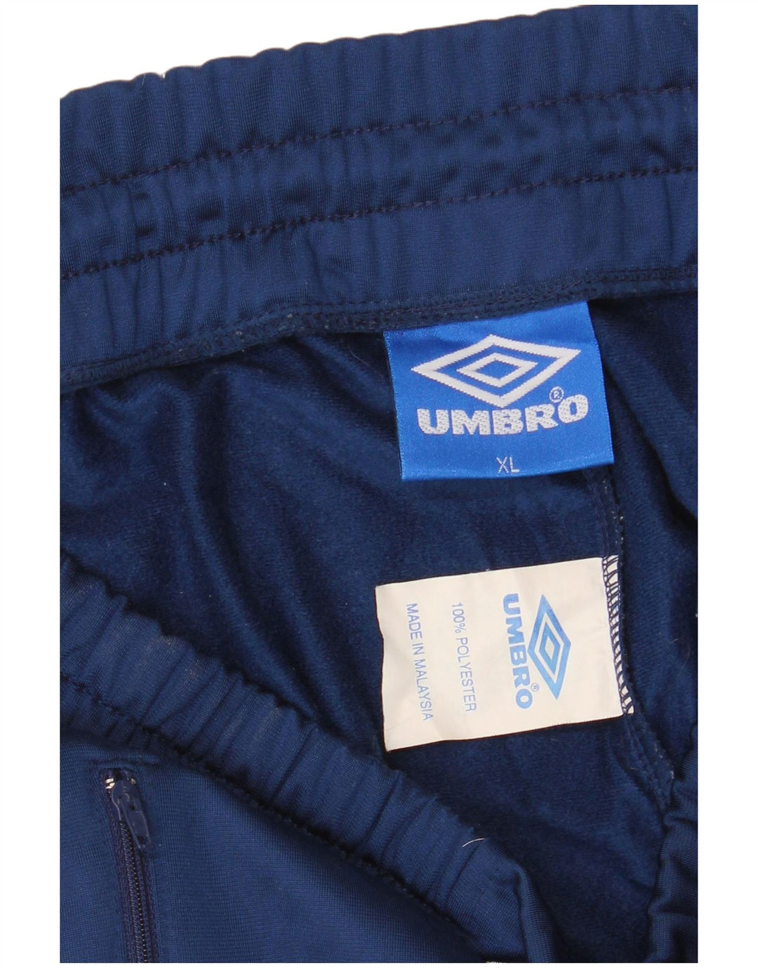 Pantaloni da tuta con grafica da uomo UMBRO XL Poliestere color block blu navy