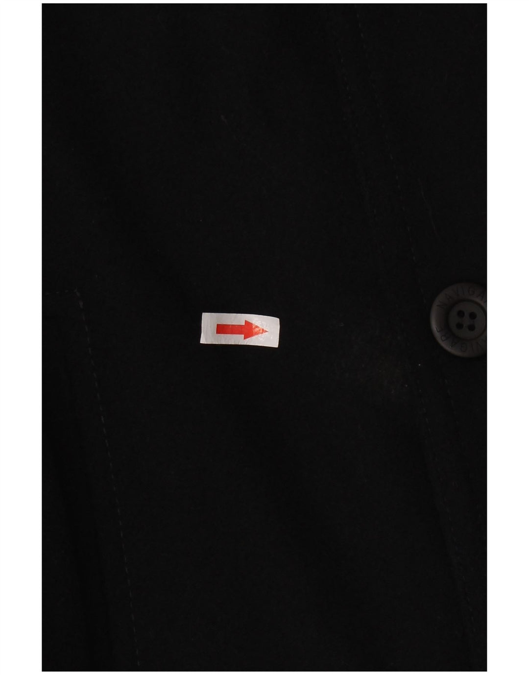 Soprabito da uomo NAVIGARE UK 38 medio in lana nera