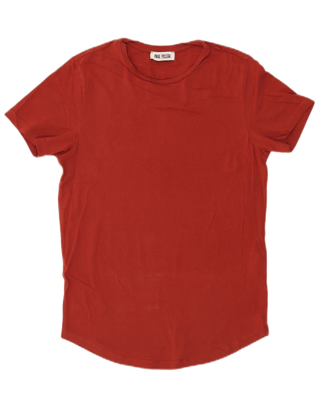 T-shirt da uomo vintage Top piccola in cotone bordeaux