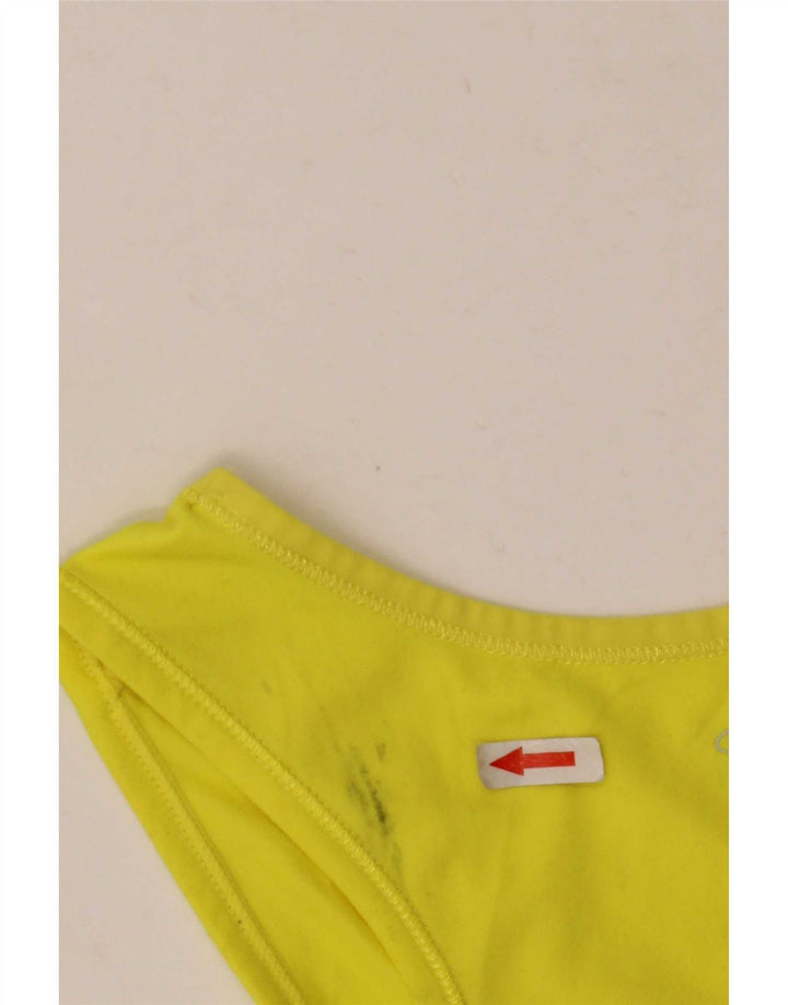 Canotta Reebok da donna UK 8/10 Small Giallo Poliestere