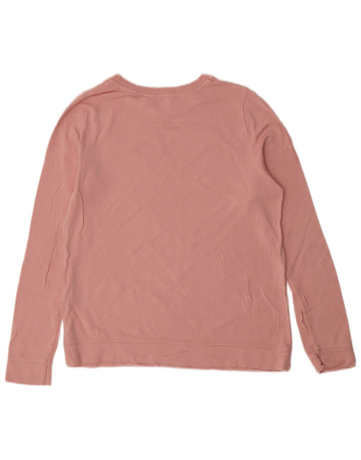 Felpa grafica da donna Oasis UK 10 piccola viscosa rosa