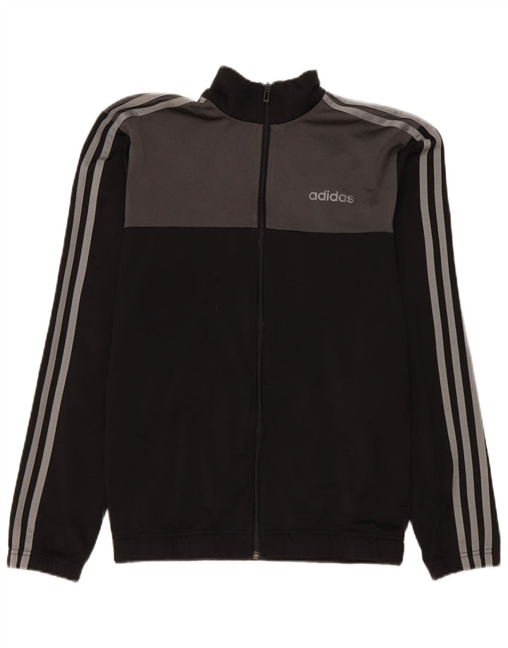 Giacca da tuta da uomo Adidas UK 36/38 Small Poliestere color block nero