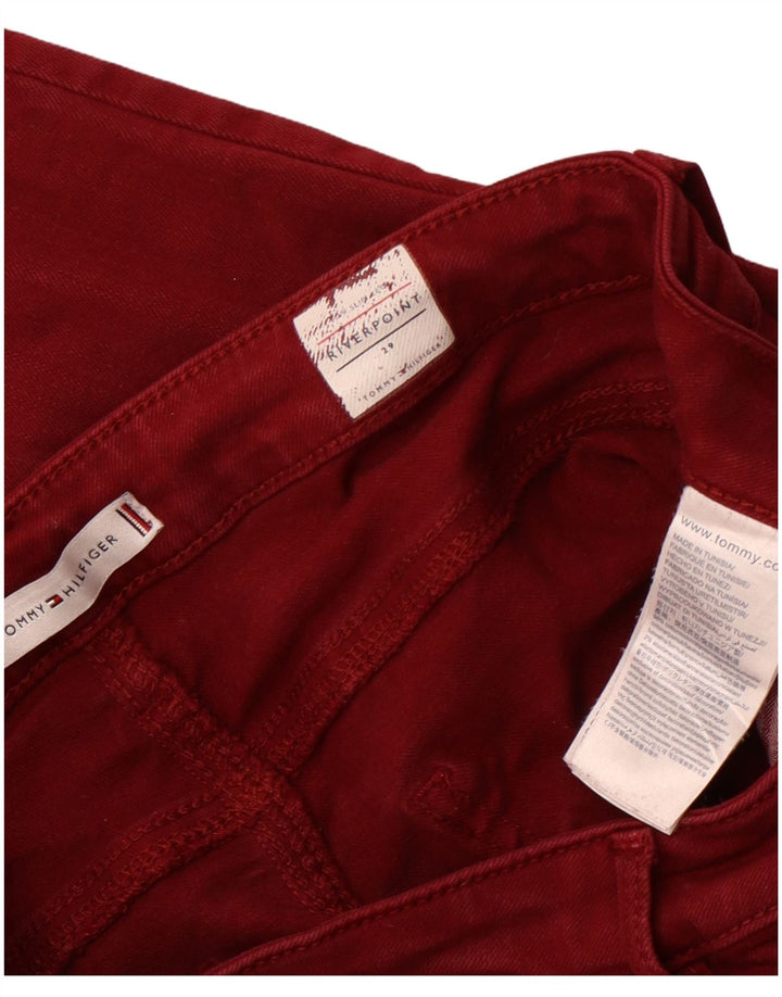 TOMMY HILFIGER Jeans skinny Riverpoint da donna W29 L28 cotone bordeaux
