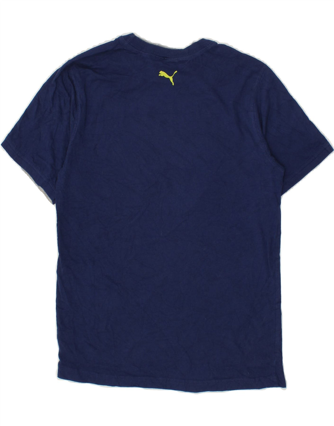 PUMA Boys Graphic T-Shirt Top 9-10 Years Medium  Navy Blue Cotton Vintage Puma and Second-Hand Puma from Messina Hembry 