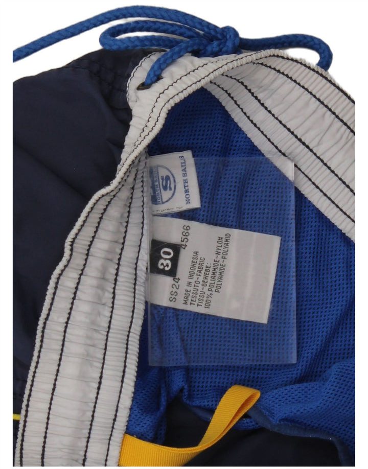 NORTH SAILS Mens Swimming Shorts Small  Navy Blue Polyamide