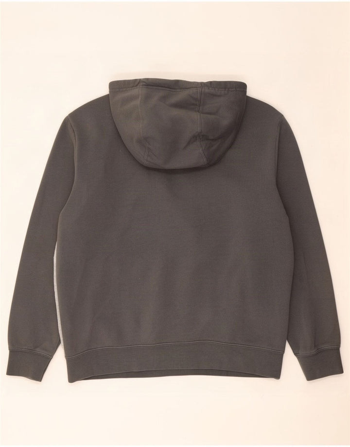 Felpa con cappuccio da uomo Nike in cotone color block grigio medio