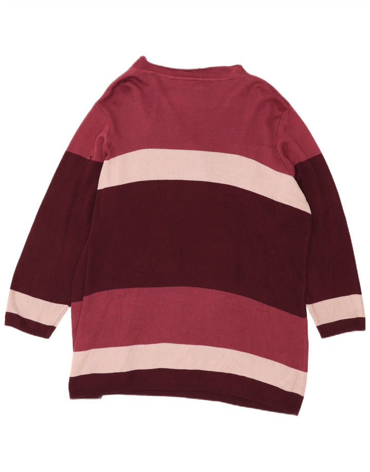 Maglione cardigan lungo da donna Marks & Spencer UK 18 XL multicolore