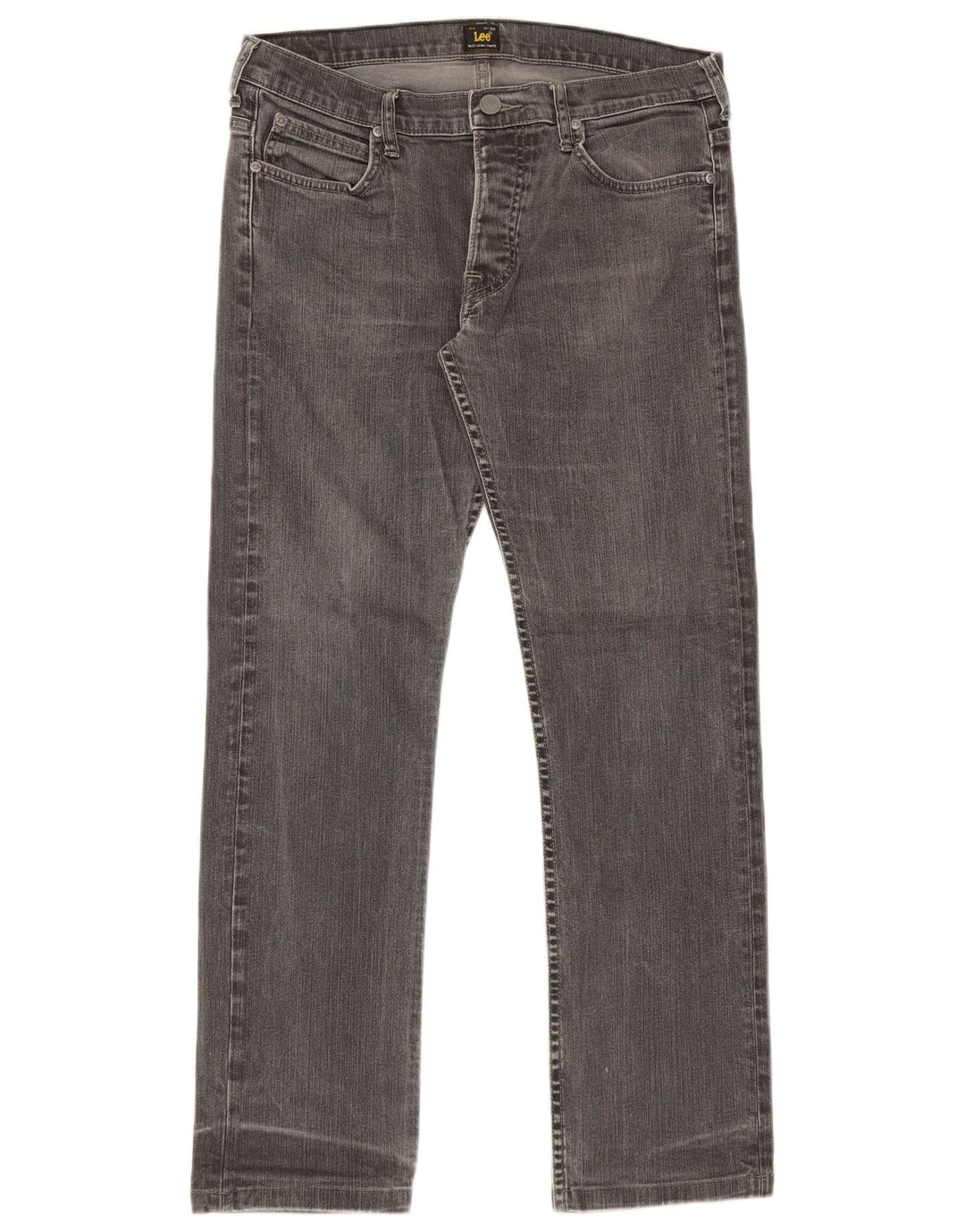 Jeans dritti da uomo Lee Powell W34 L30 cotone grigio