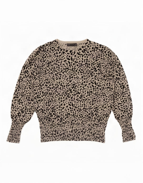 Maglione maglione con scollo a barca da donna Marks & Spencer UK 20 2XL Beige