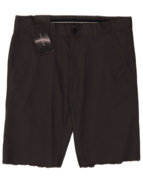 Pantaloncini chino da uomo Zara EU 40 medi W31 cotone grigio