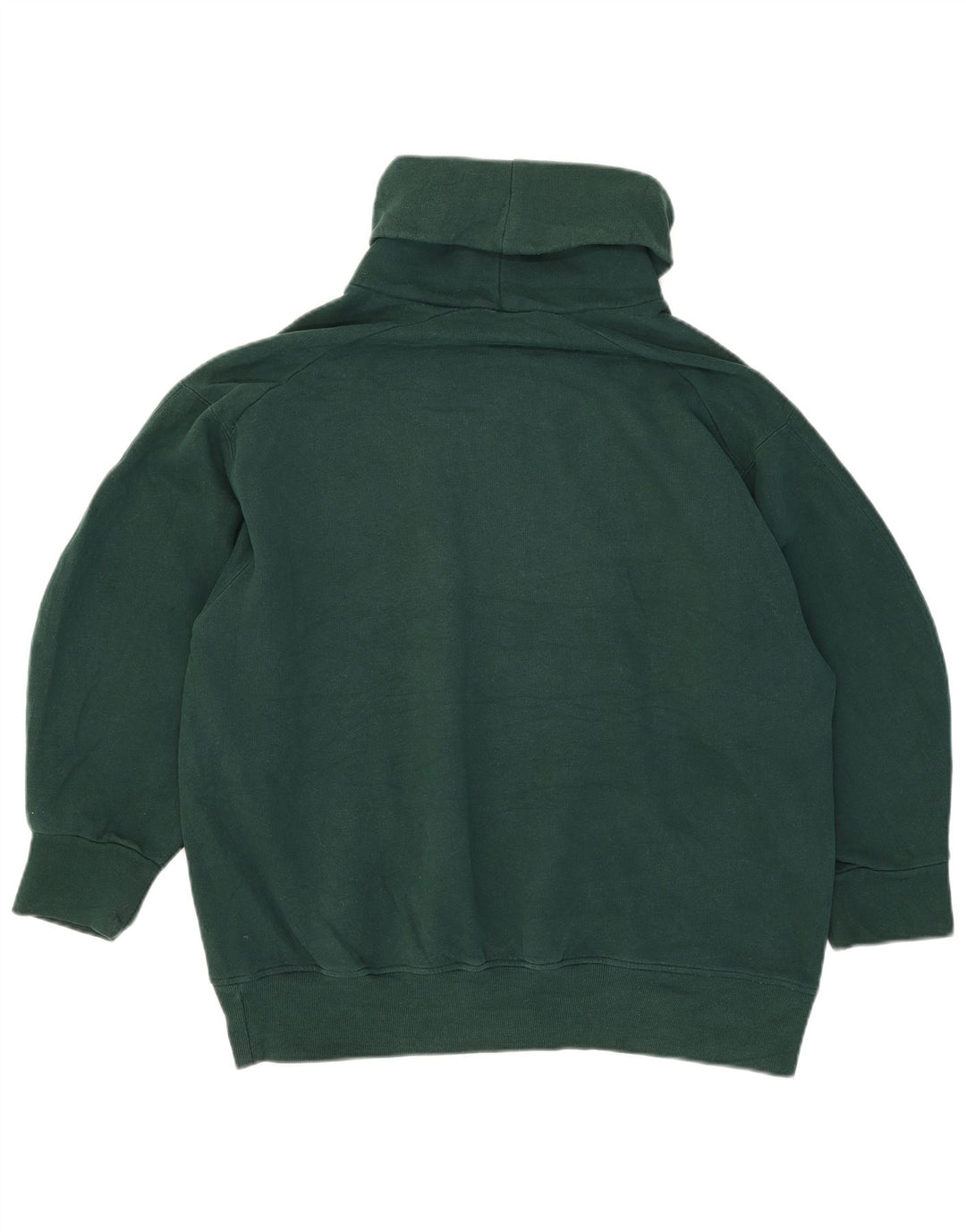 Felpa Zara da donna con collo alto e maniche a 3/4, taglia UK 14, verde medio