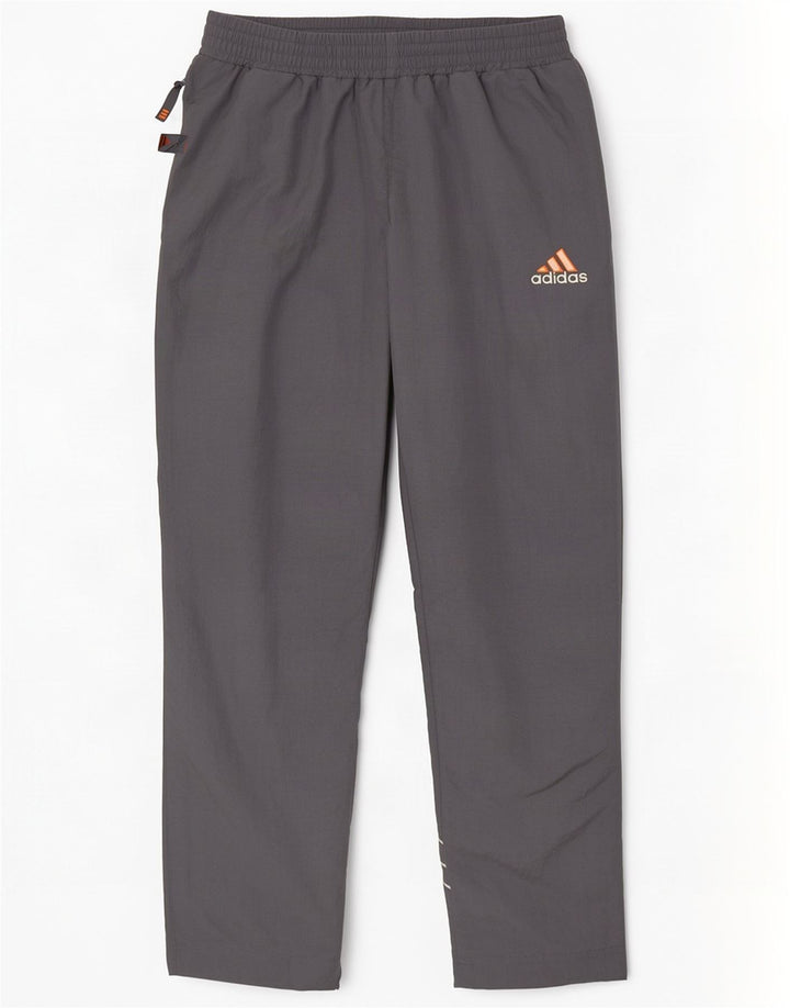 Pantaloni da tuta da uomo Adidas UK 40/42 Poliammide color block grigio medio