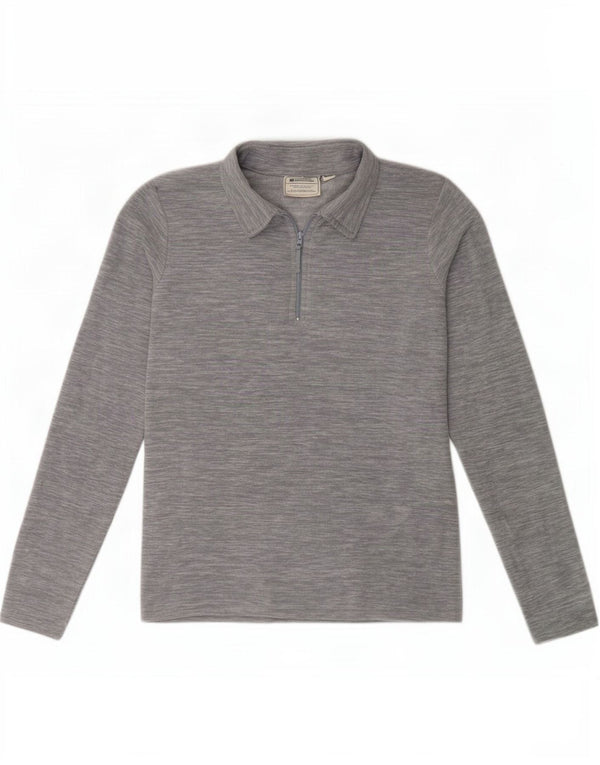 Maglione in pile da donna con collo e zip Mountain Warehouse UK 8 piccolo grigio screziato