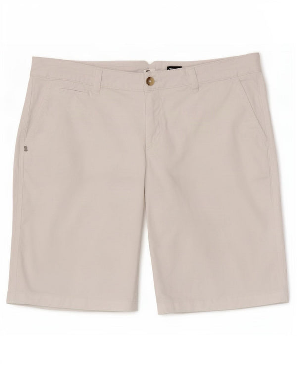 Pantaloncini chino da donna Tommy Hilfiger US 10 Large W32 cotone bianco
