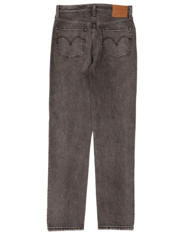 Jeans dritti Levi's 501 da donna W26 L30 cotone grigio