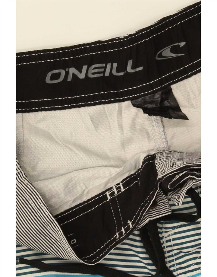 Pantaloncini da bagno da uomo O'Neill piccoli in poliestere a righe multicolori