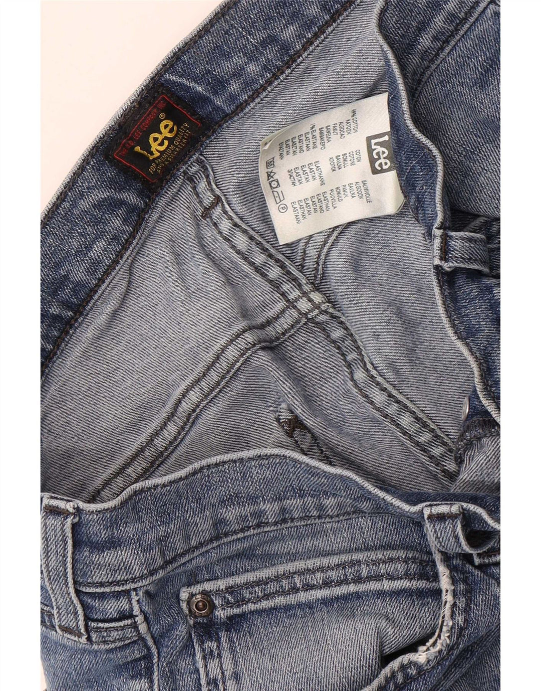 Jeans dritti da uomo Lee Daren W34 L34 cotone blu