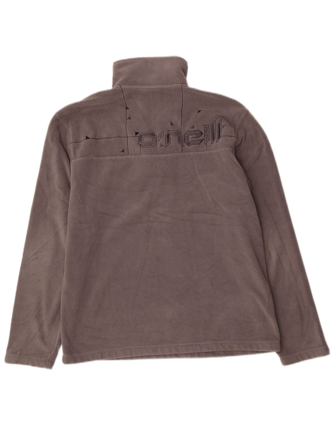 Maglione in pile da uomo con zip e collo O'Neill in poliestere grigio medio