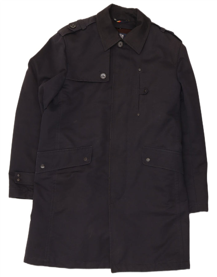 Trench Uomo Boggi IT 50 Large Blu Navy Cotone