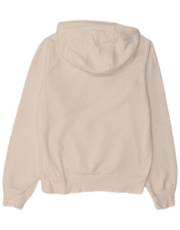 Felpa con cappuccio da uomo Nike Small in cotone bianco