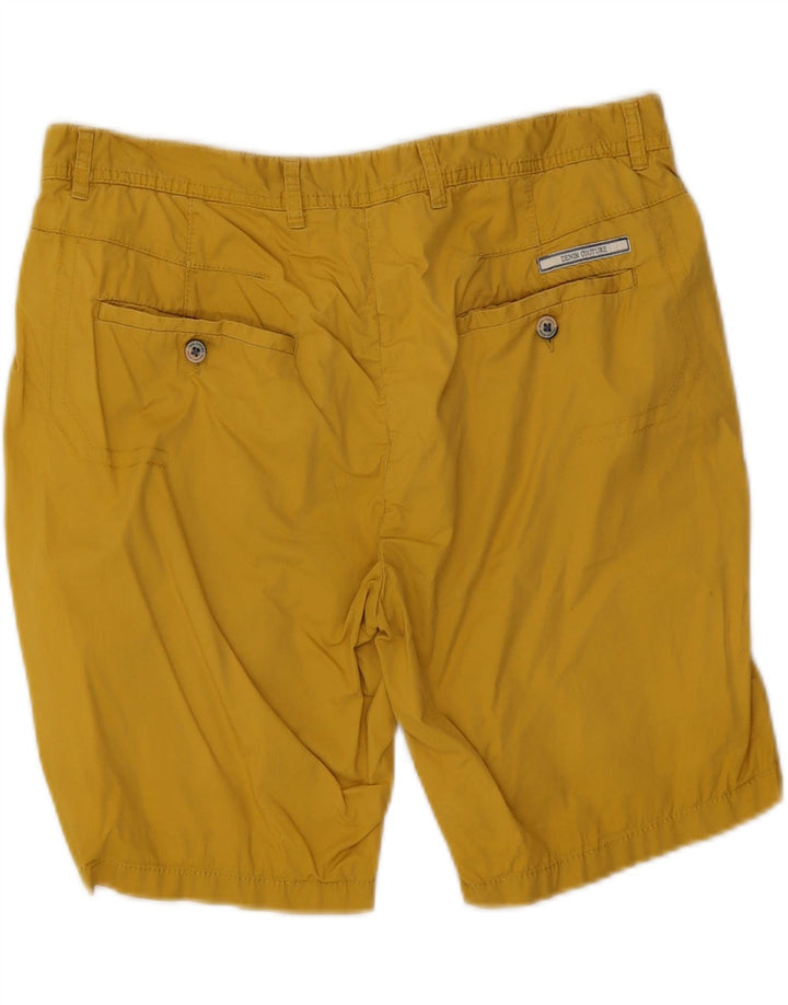 ZARA Womens Chino Shorts W32 Medium Yellow Vintage Zara and Second-Hand Zara from Messina Hembry 