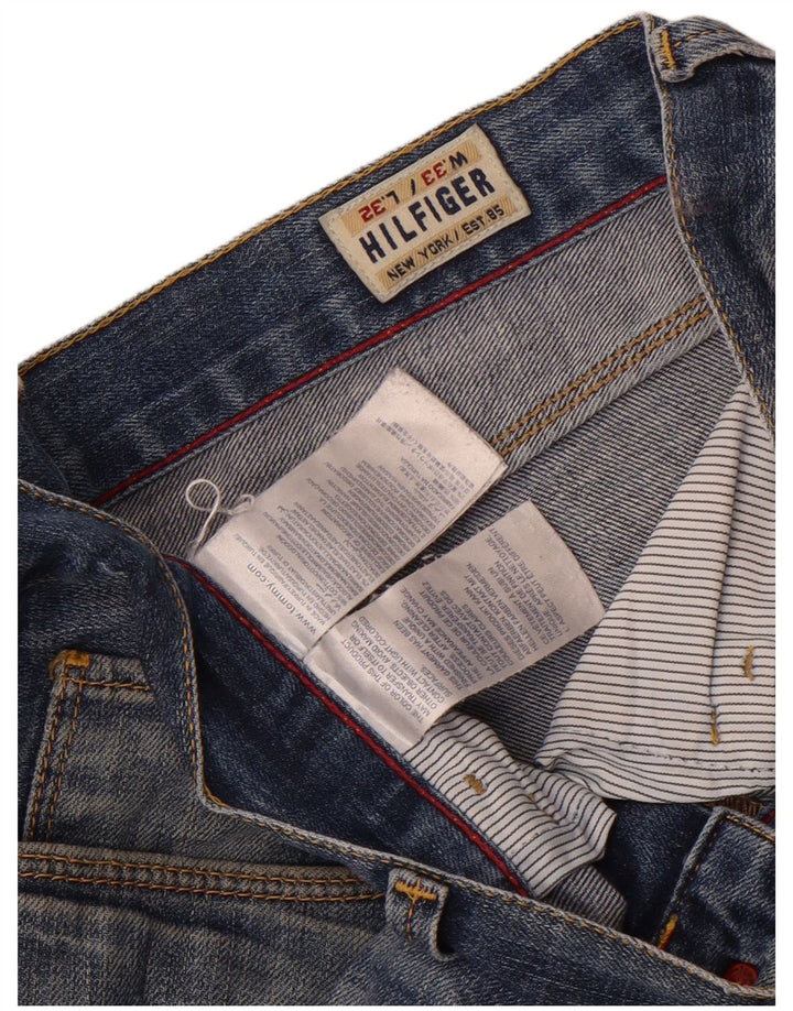 Jeans dritti da uomo Tommy Hilfiger W33 L32 cotone blu