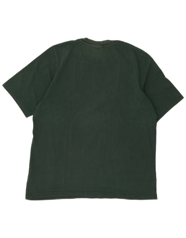 T-shirt grafica da uomo ADIDAS Top grande in cotone verde