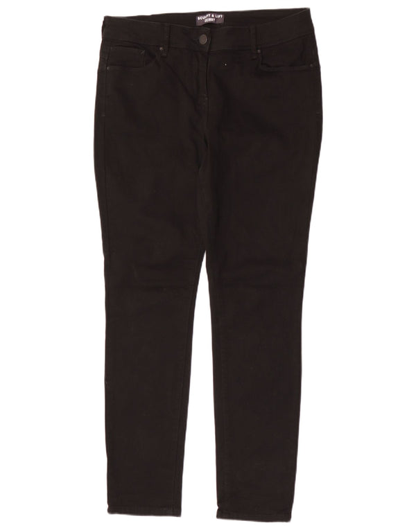Pantaloni casual Marks & Spencer da donna Sculpt Lift UK 14 Medium W30 L29 Bla