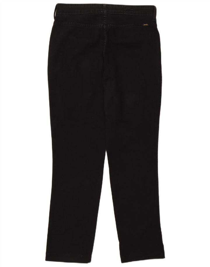 Jeans dritti da donna Lee W34 L28 cotone nero