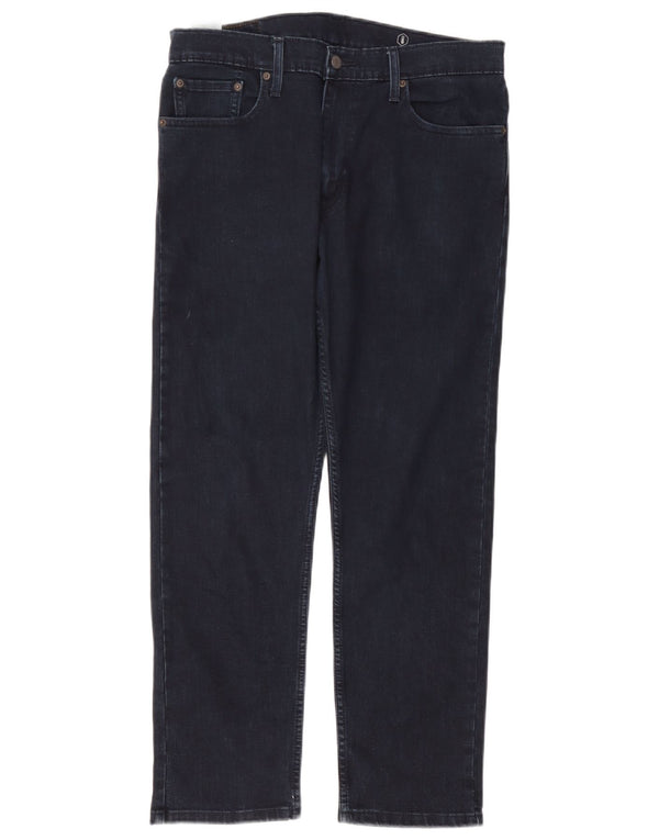 Levi's Uomo 502 Jeans affusolati W33 L30 Cotone blu navy