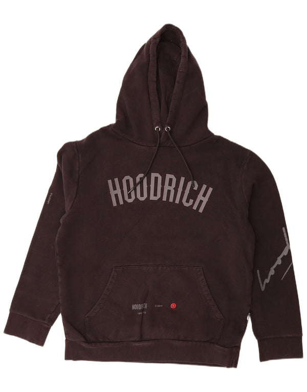 Hoodrich Mens Graphic Hoodie Jumper Large Black Cotton