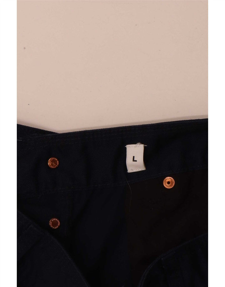 Pantaloncini chino da uomo Jack & Jones grandi W34 poliestere blu navy