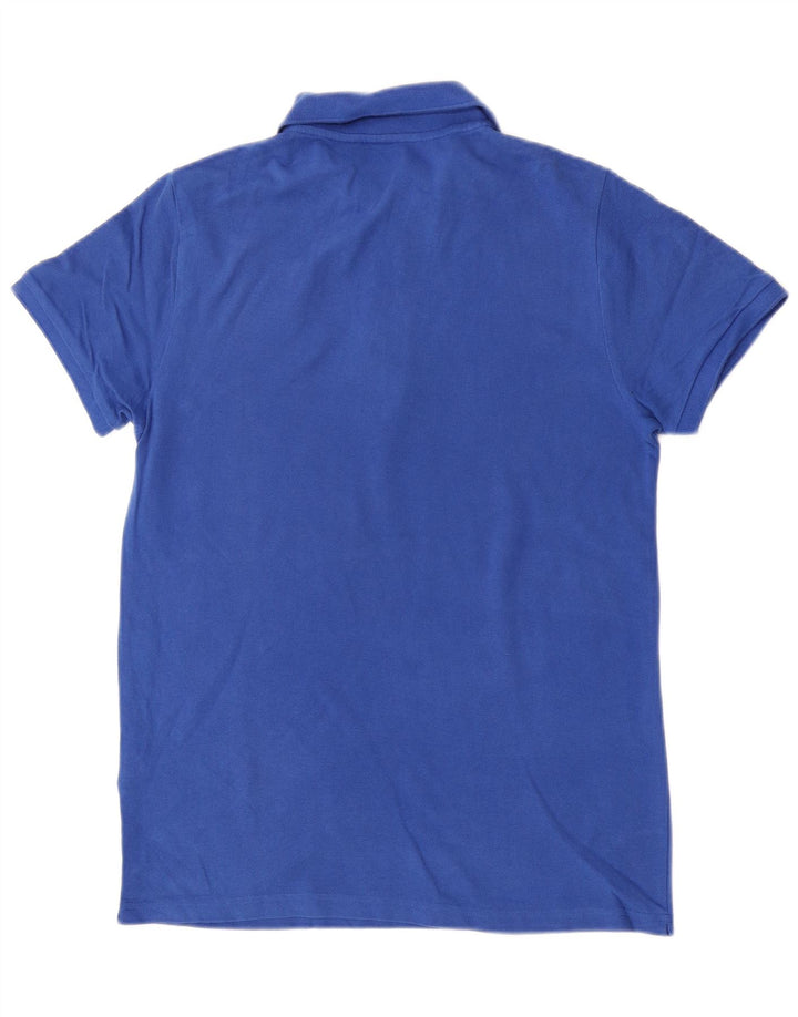 Polo Kappa Uomo Blu Medio in cotone