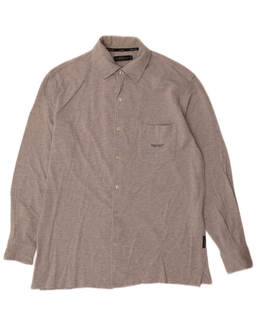 Camicia Uomo Belfe & Belfe Grande Cotone Grigio