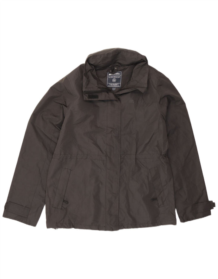 Giacca antipioggia con cappuccio da donna Mountain Warehouse UK 12 Medium Nero Poliammide